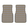 Queen Of Diamonds Pattern Print Front Car Floor Mats