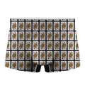 Queen Of Diamonds Pattern Print Men's Boxer Briefs