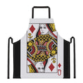Queen Of Diamonds Playing Card Print Apron