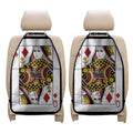 Queen Of Diamonds Playing Card Print Car Seat Organizers