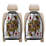 Queen Of Diamonds Playing Card Print Car Seat Organizers