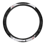 Queen Of Diamonds Playing Card Print Car Steering Wheel Cover