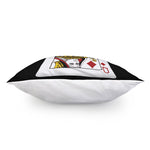 Queen Of Diamonds Playing Card Print Pillow Cover