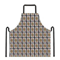 Queen Of Hearts Pattern Print Apron