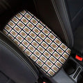 Queen Of Hearts Pattern Print Car Center Console Cover