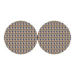 Queen Of Hearts Playing Card Pattern Print Car Coasters