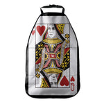 Queen Of Hearts Playing Card Print Car Seat Organizers