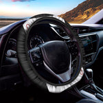 Queen Of Hearts Playing Card Print Car Steering Wheel Cover