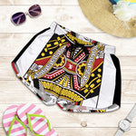 Queen Of Hearts Playing Card Print Women's Shorts