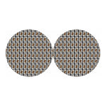 Queen Of Spades Playing Card Pattern Print Car Coasters