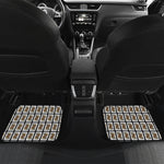 Queen Of Spades Playing Card Pattern Print Front and Back Car Floor Mats