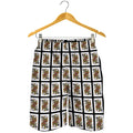 Queen Of Spades Pattern Print Men's Shorts