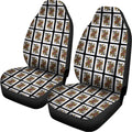 Queen Of Spades Pattern Print Universal Fit Car Seat Covers