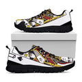 Queen Of Spades Playing Card Print Black Running Shoes