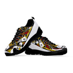 Queen Of Spades Playing Card Print Black Sneakers