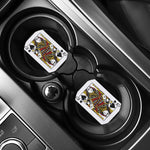 Queen Of Spades Playing Card Print Car Coasters