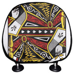 Queen Of Spades Playing Card Print Car Headrest Covers