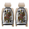 Queen Of Spades Playing Card Print Car Seat Organizers