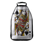 Queen Of Spades Playing Card Print Car Seat Organizers