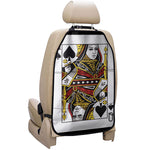 Queen Of Spades Playing Card Print Car Seat Organizers