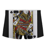 Queen Of Spades Playing Card Print Men's Boxer Briefs
