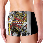 Queen Of Spades Playing Card Print Men's Boxer Briefs