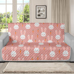 Rabbit And Carrot Pattern Print Futon Protector