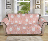 Rabbit And Carrot Pattern Print Sofa Protector