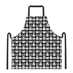 Rabbit And Cat Pattern Print Apron