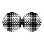 Rabbit And Cat Pattern Print Car Coasters