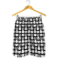 Rabbit And Cat Pattern Print Men's Shorts