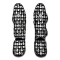 Rabbit And Cat Pattern Print Muay Thai Shin Guards