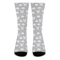 Rabbit And Cloud Pattern Print Crew Socks