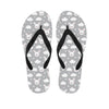 Rabbit And Cloud Pattern Print Flip Flops