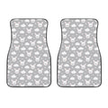 Rabbit And Cloud Pattern Print Front Car Floor Mats