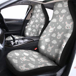 Rabbit And Cloud Pattern Print Universal Fit Car Seat Covers