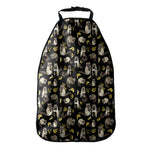 Raccoon And Banana Pattern Print Car Seat Organizers