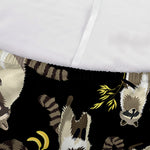 Raccoon And Banana Pattern Print Sofa Cover