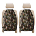 Raccoon And Floral Pattern Print Car Seat Organizers