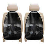 Raccoon Portrait Print Car Seat Organizers