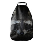 Raccoon Portrait Print Car Seat Organizers