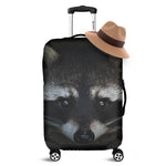 Raccoon Portrait Print Luggage Cover