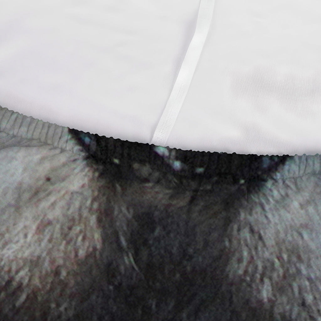 Raccoon Portrait Print Sofa Cover