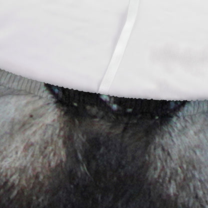 Raccoon Portrait Print Sofa Cover
