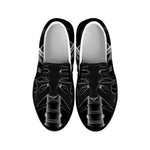 Radiologist X-Ray Film Print Black Slip On Shoes