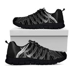 Radiologist X-Ray Film Print Black Sneakers