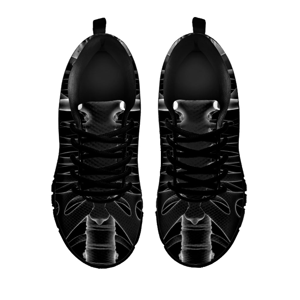 Radiologist X-Ray Film Print Black Sneakers