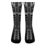 Radiologist X-Ray Film Print Crew Socks