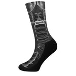 Radiologist X-Ray Film Print Crew Socks