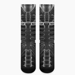 Radiologist X-Ray Film Print Crew Socks